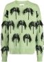 Jil Sander Intarsia trui Groen - Thumbnail 1