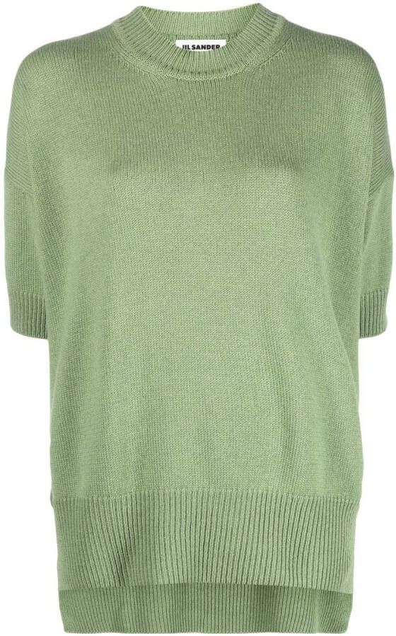 Jil Sander Kasjmier top Groen