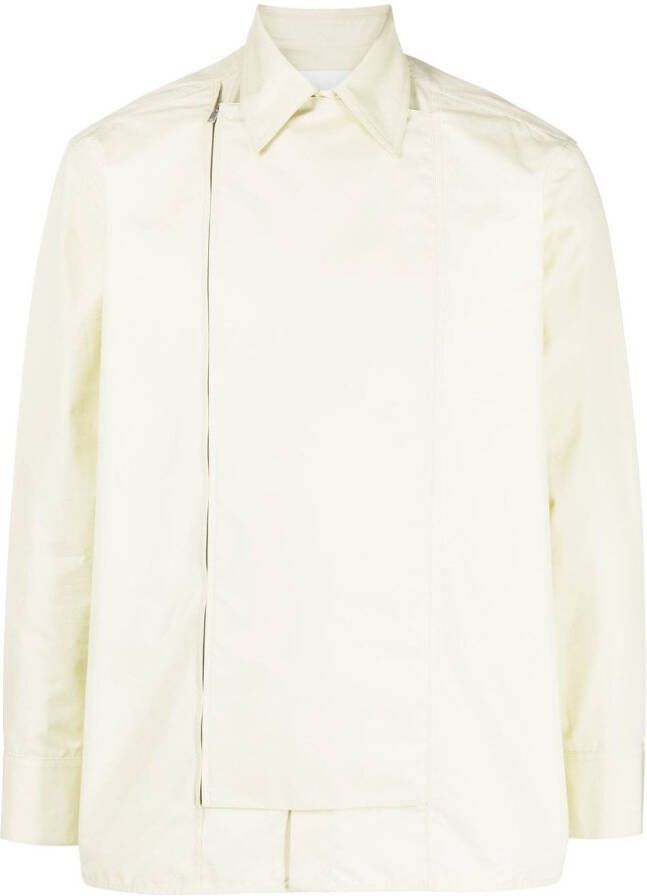 Jil Sander Katoenen overhemd Beige