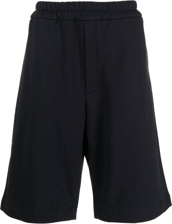 Jil Sander Katoenen trainingsshorts Blauw