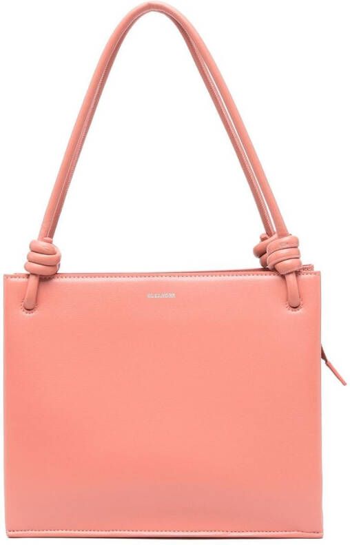 Jil Sander Shopper met geknoopt detail Roze
