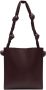 Jil Sander Leren shopper Rood - Thumbnail 1