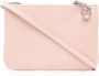Jil Sander Leren mini-crossbodytas Roze - Thumbnail 1