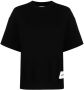 Jil Sander T-shirt met logopatch Zwart - Thumbnail 1