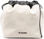 Jil Sander Bucket-tas met logoprint Beige - Thumbnail 1