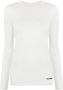 Jil Sander T-shirt met logoprint Beige - Thumbnail 1