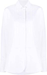 Jil Sander long-sleeve button-fastening shirt Wit