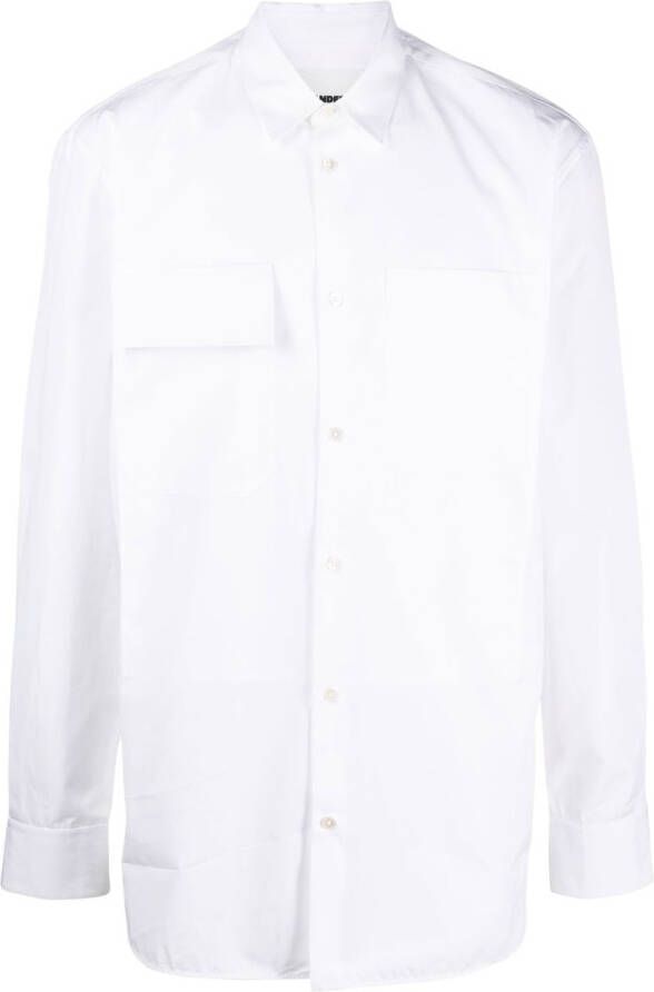 Jil Sander Button-up overhemd Wit