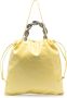 Jil Sander Leren shopper Geel - Thumbnail 1