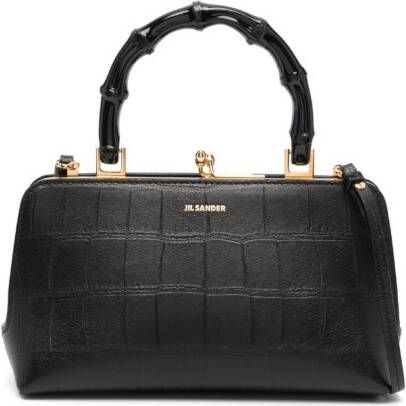 Jil Sander Goji kleine crossbodytas Zwart
