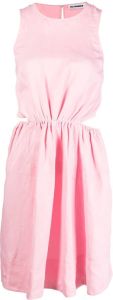 Jil Sander Mini-jurk met uitgesneden detail Roze