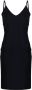 Jil Sander Mini-jurk met V-hals Zwart - Thumbnail 1