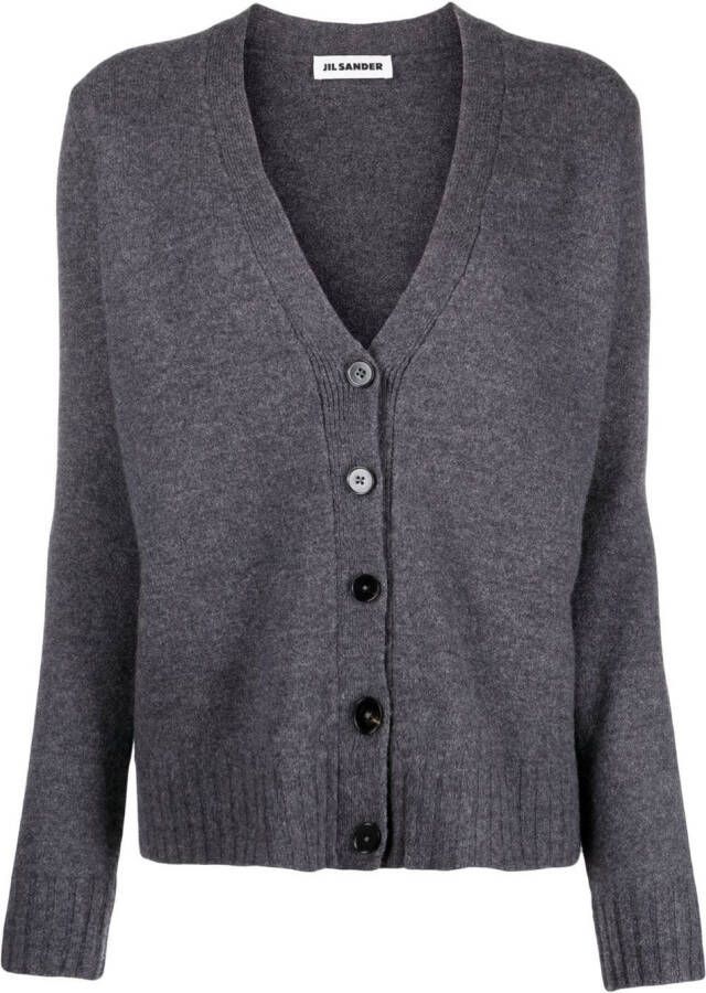 Jil Sander Oversized vest Grijs