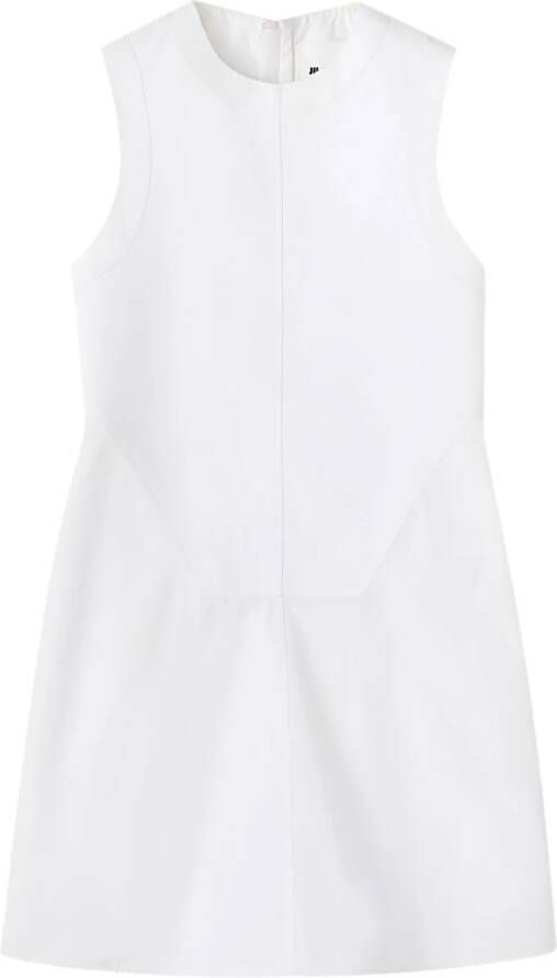 Jil Sander Mini-jurk met vlakken Wit