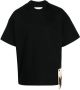 Jil Sander T-shirt met patch Zwart - Thumbnail 1