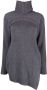 Jil Sander Ribgebreide trui Grijs - Thumbnail 1