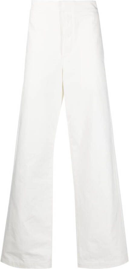 Jil Sander Straight broek Wit