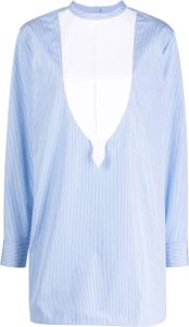 Jil Sander Gestreepte blouse Blauw