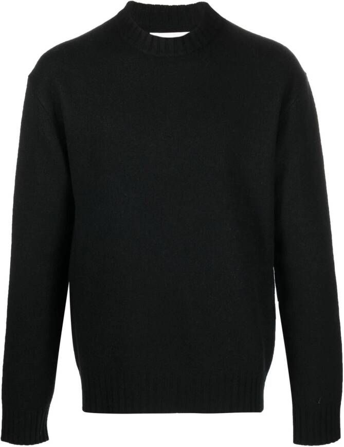 Jil Sander Sweater met ronde hals Zwart