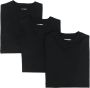 Jil Sander Drie T-shirts met logopatch Zwart - Thumbnail 1