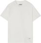 Jil Sander T-shirt met logoplakkaat Wit - Thumbnail 1