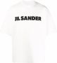 Jil Sander T-shirt met logoprint Wit - Thumbnail 1