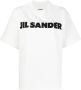 Jil Sander T-shirt met logoprint Wit - Thumbnail 1