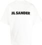 Jil Sander T-shirt met logoprint Wit - Thumbnail 1
