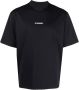 Jil Sander T-shirt met logoprint Zwart - Thumbnail 1