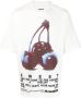 Jil Sander T-shirt met print Wit - Thumbnail 1