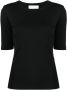 Jil Sander T-shirt met ronde hals Zwart - Thumbnail 1