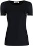 Jil Sander T-shirt met ronde hals Zwart - Thumbnail 1