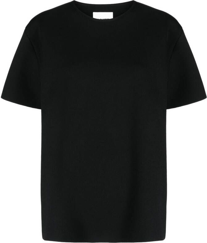 Jil Sander T-shirt met ronde hals Zwart