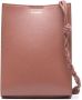 Jil Sander Tangle leren crossbodytas Roze - Thumbnail 1