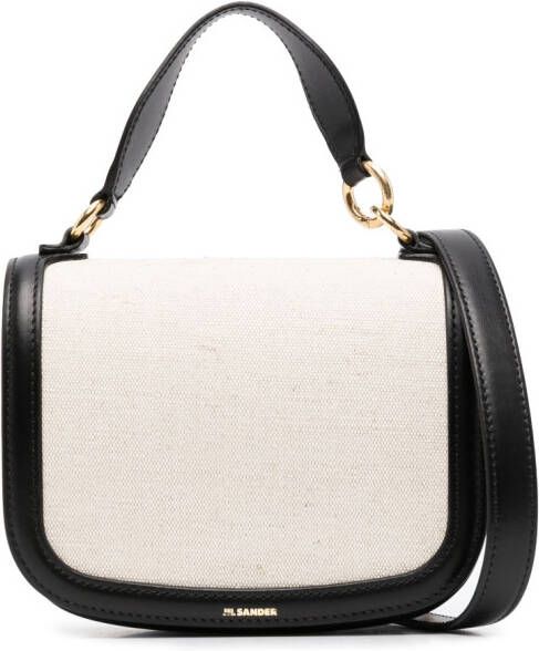 Jil Sander Taos canvas tas Beige