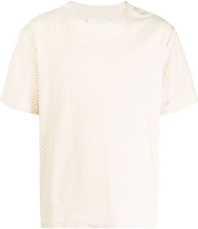 Jil Sander T-shirt met verlaagde schouders Beige