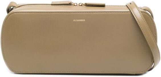 Jil Sander Tradition medium schoudertas Groen
