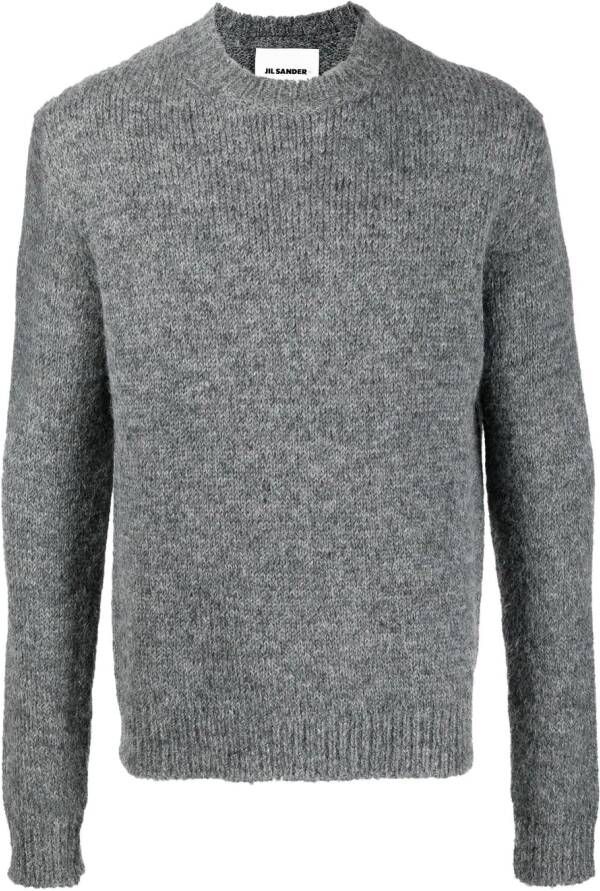 Jil Sander Trui met ronde hals Grijs
