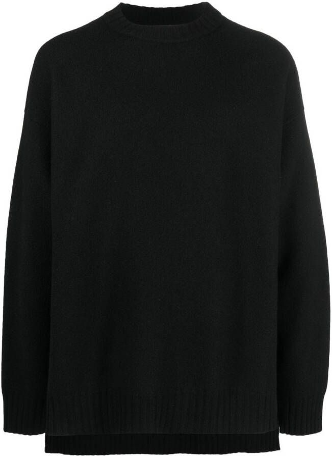 Jil Sander Trui met ronde hals Zwart