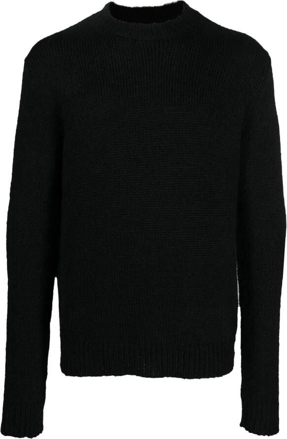Jil Sander Trui met ronde hals Zwart