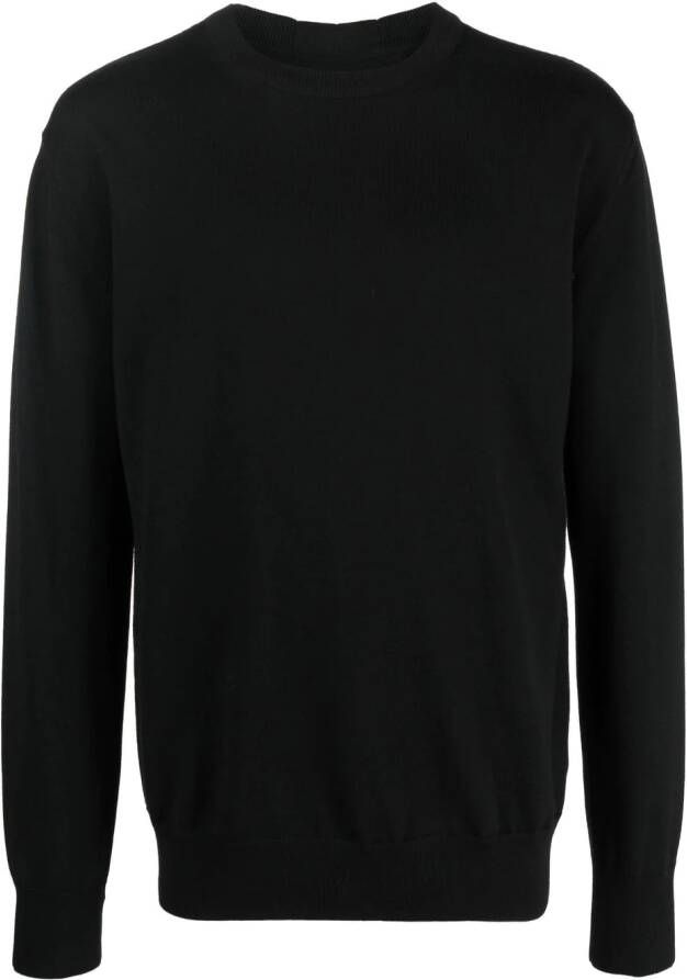 Jil Sander Trui met ronde hals Zwart