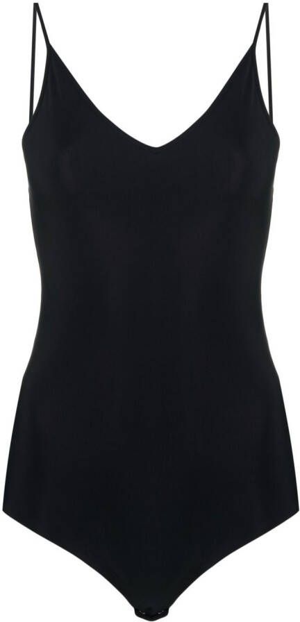 Jil Sander Body met V-hals Zwart