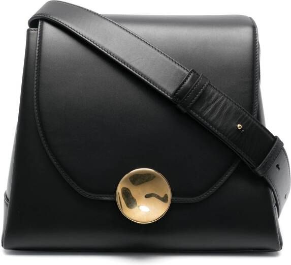 Jil Sander Victor schoudertas Zwart
