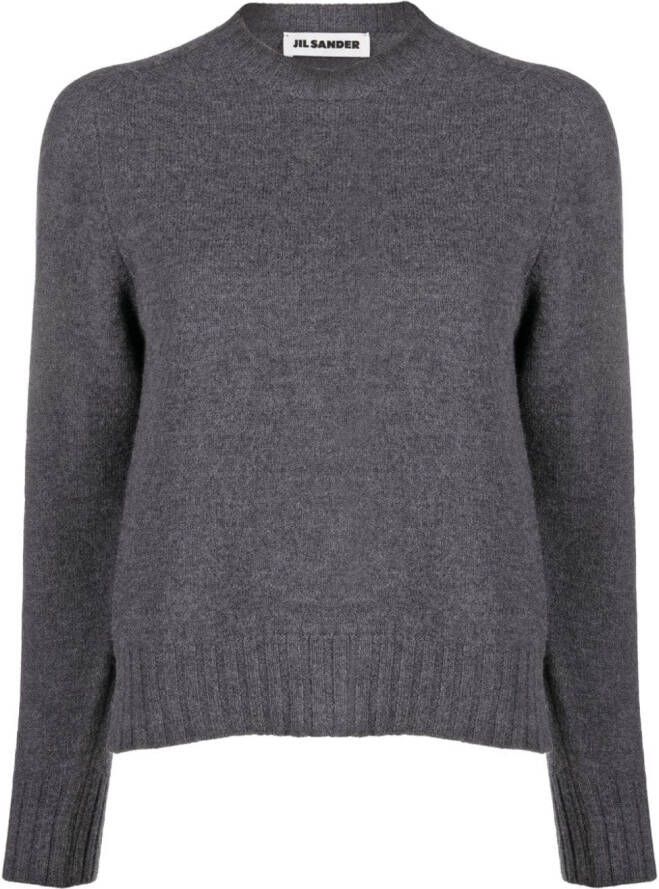 Jil Sander Wollen trui Grijs