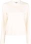 Jil Sander Trui met ronde hals Wit - Thumbnail 1