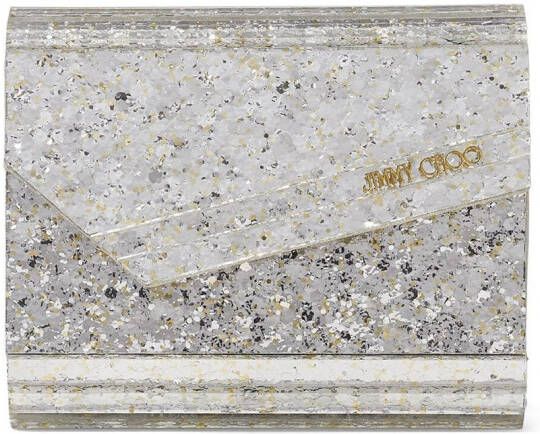 Jimmy Choo Candy tas met glitter Grijs