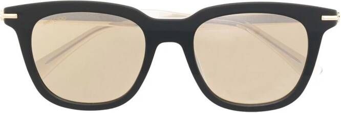 Jimmy Choo Eyewear Amos zonnebril met vierkant montuur Zwart