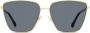 Jimmy Choo Eyewear Lavi zonnebril met vierkant montuur Zwart - Thumbnail 1
