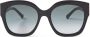 Jimmy Choo Eyewear Leela zonnebril met rond montuur Zwart - Thumbnail 1