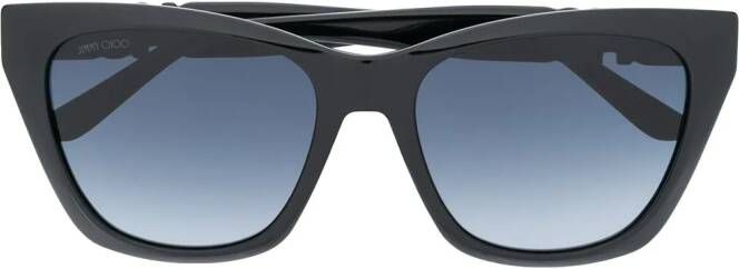 Jimmy Choo Eyewear Rikki zonnebril met kattenoog montuur Zwart